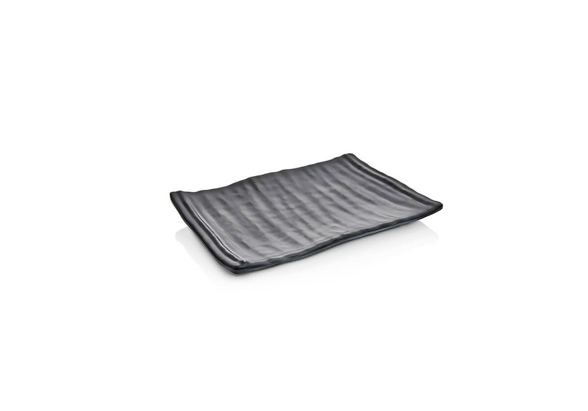Rechteckige Melamin Platte 21x13 cm