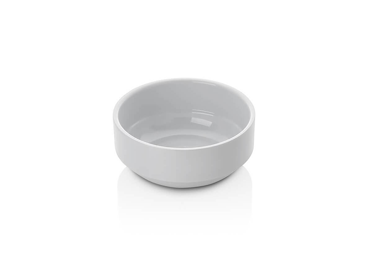Weiße Melamin Suppenschüssel 12 cm