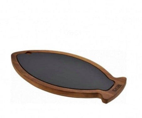 Servierplatte GIZE + Holz