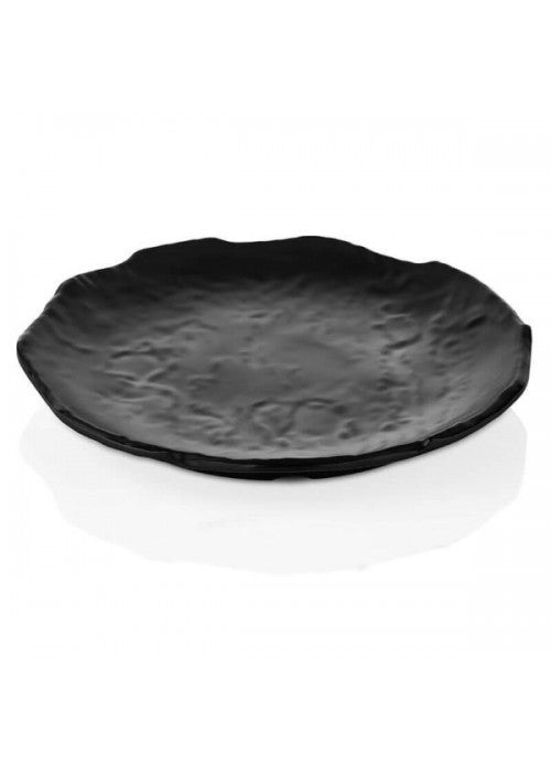 Schwarze Platte 28 cm