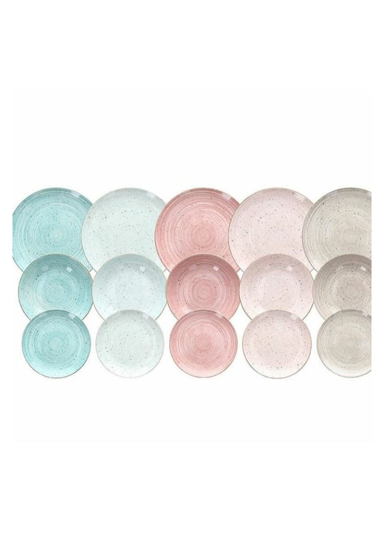 Set piatti 18 pezzi PORCELLANA