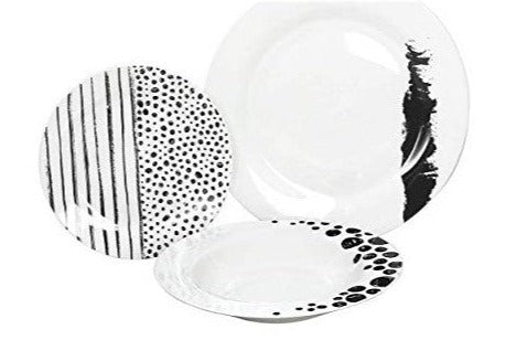 Set Tischplatten Porzellan 18 Stück