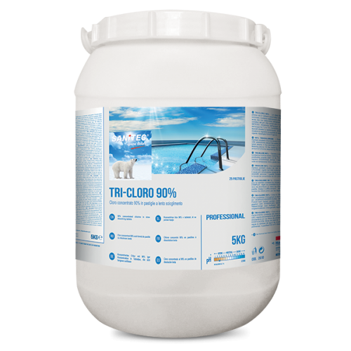 Detergjent klor per pishina tri-cloro 90% 5kg