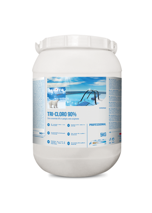 Klor per pishina Tri-cloro 90% 5kg