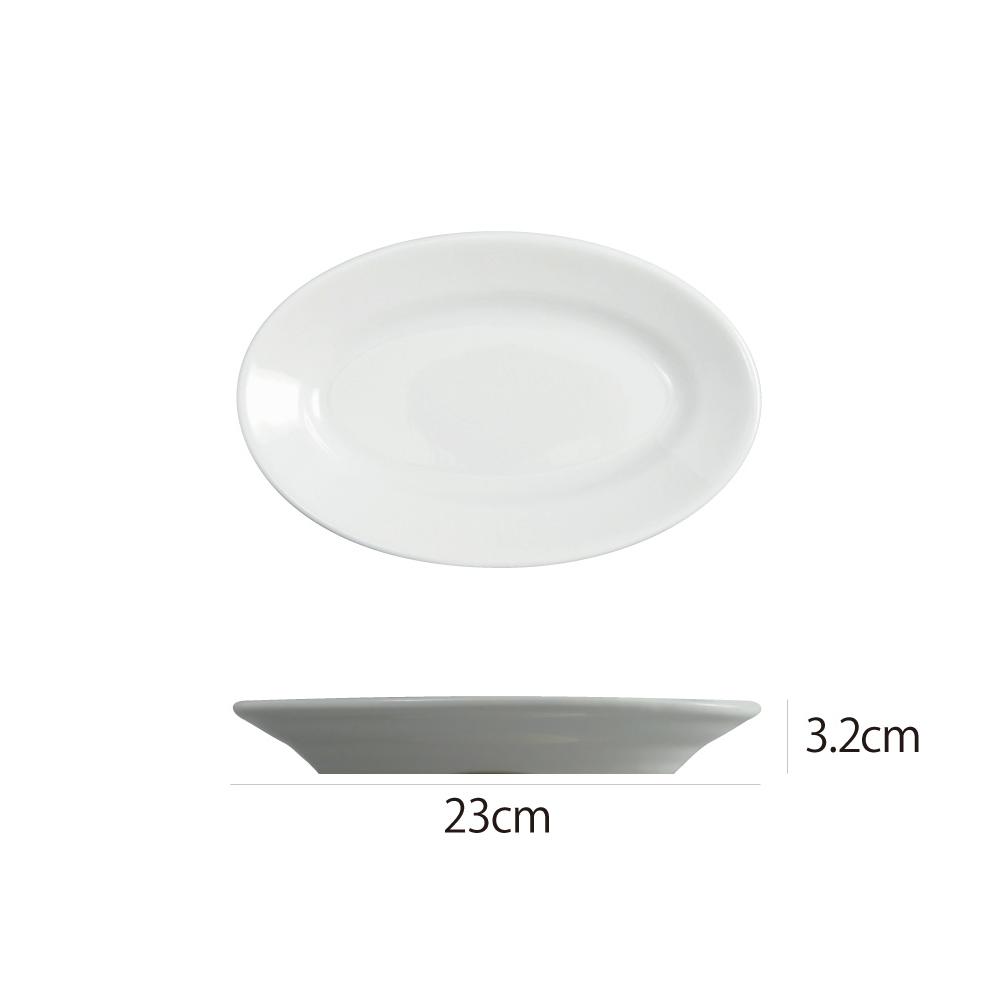 PJATANCE PORCELANI OVALE TIVOLI 23 CM