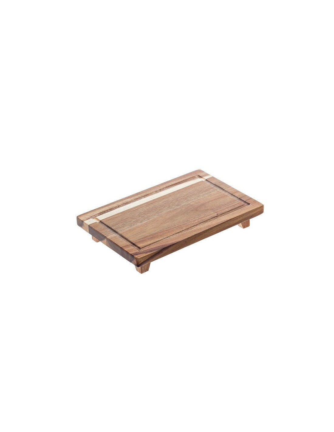 Holztablett rechteckig 20x30x5H cm