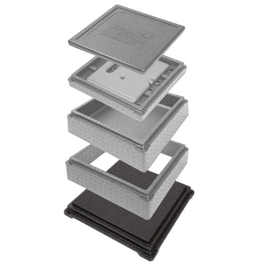 Thermobox POLYPROPYLEN MIT 4-FÄCHERN 35x35x46Cm