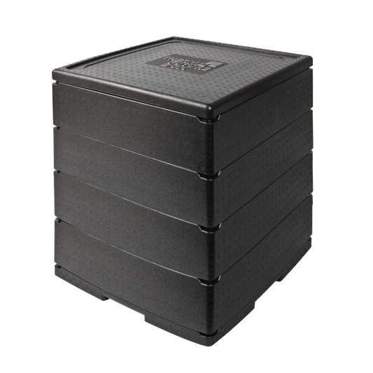 Thermobox POLYPROPYLEN MIT 4-FÄCHERN 53x53x56Cm 35Lt