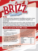Koncentrate Cola Brizz i gazuar 19 KG / 16 lt