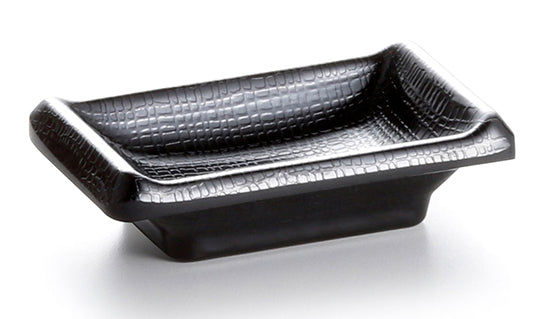Schwarze Soßenschale Melamin 9.5x6.5x3cm