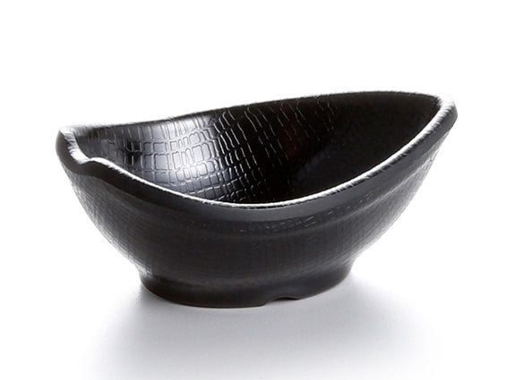 Schwarze Soßenschale Melamin 9.5x7x4cm
