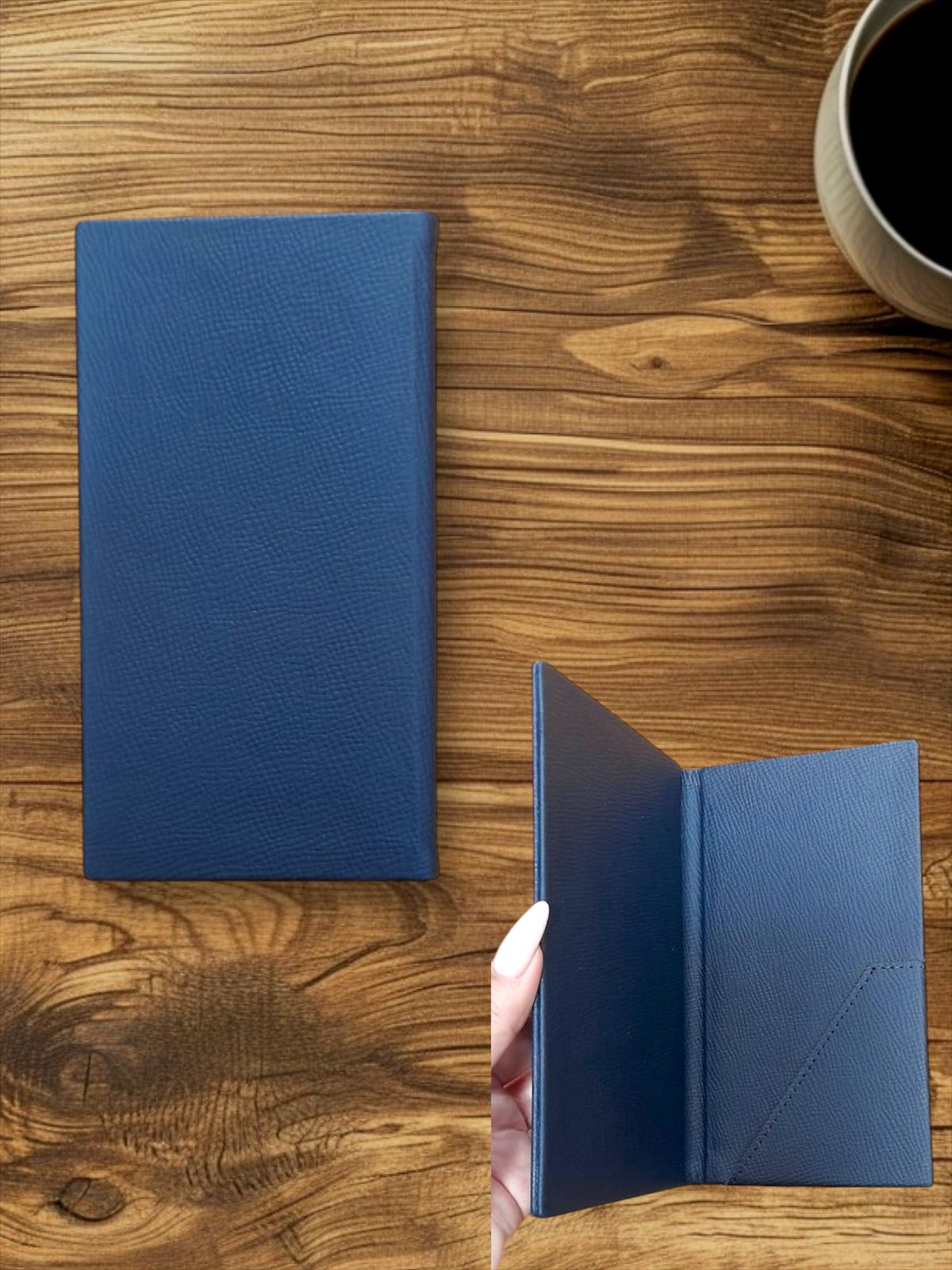 Rechnungshalter 10x19,5x1 cm Farbe Blau