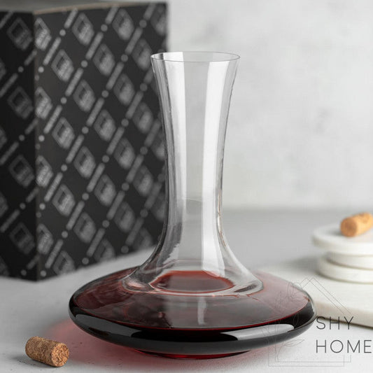 Crystal wine decanter D.28cm L.26cm 150cl