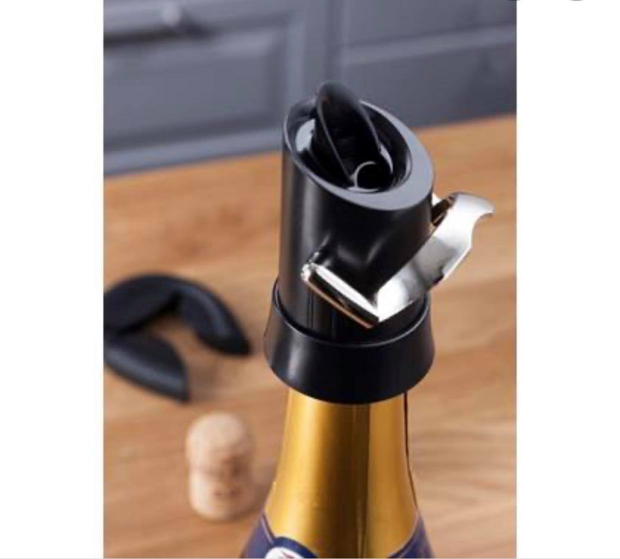 Deckel + Servierer für Champagner