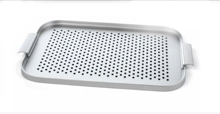 Aluminium-Tablett gegen Rutschgefahr 36x24cm