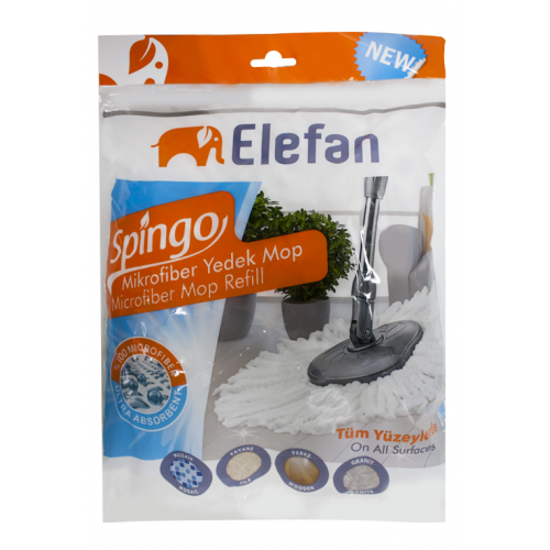 Reinigungsmopp weiß 16 cm