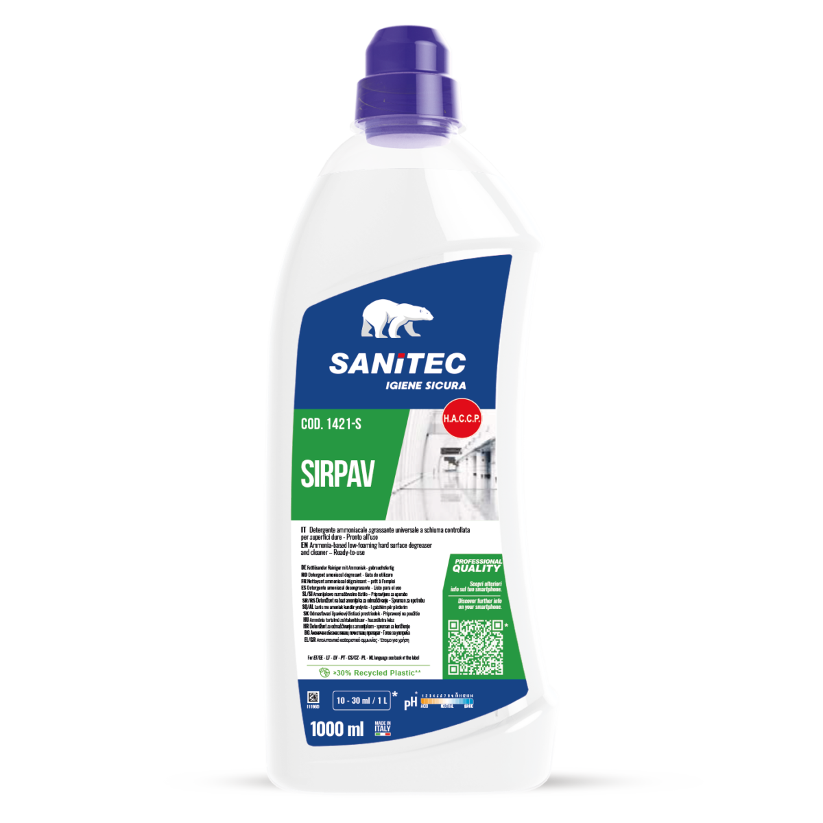 Detergente antibatterico per pavimenti 1000ml