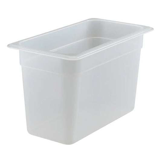 GASTRONORM CONTAINER, MATERIAL POLYPROPYLENE 1/2X8