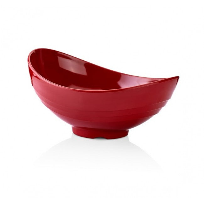 Rote ovale Tasse 36 x 28cm