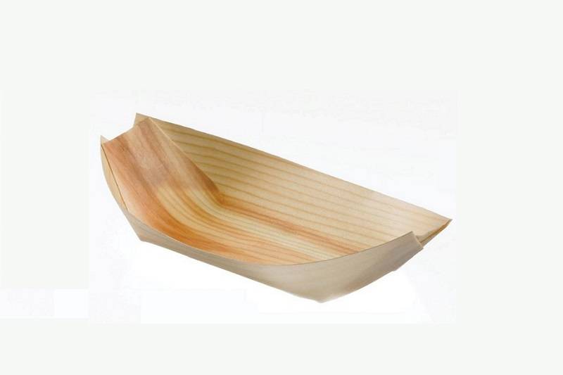 Einweg-Bambus-Wanne 12*7*2 cm - 50 Stück