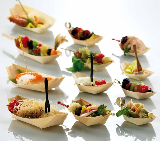 Vasca monouso in bambù 9.5*51.5 cm - 50 pz