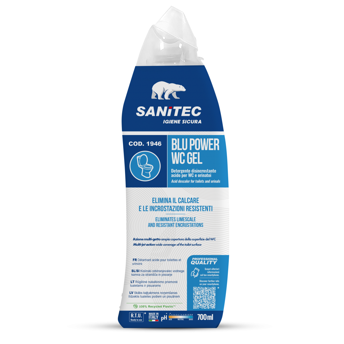 Toilet cleaner WC Gel 750ml