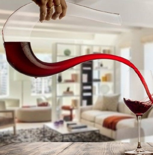 Carafe of wine shaped like a jug