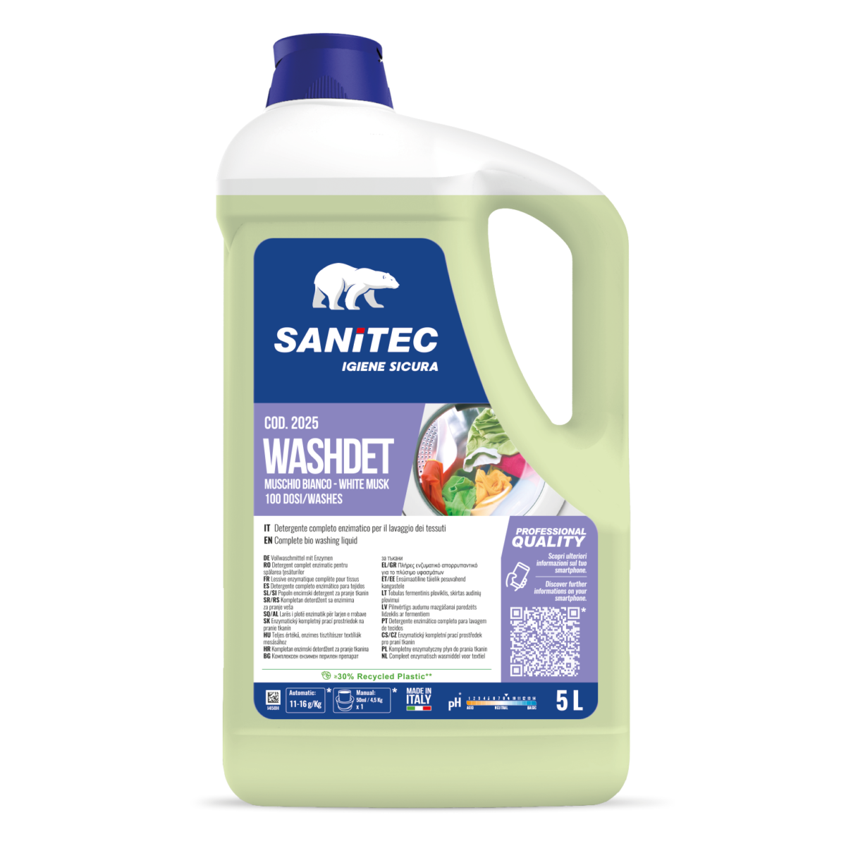 Laundry detergent Muschio Bianco 5.1kg