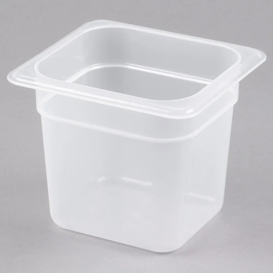 POLYETHYLENE GASTRONORM CONTAINERS 1/6X6