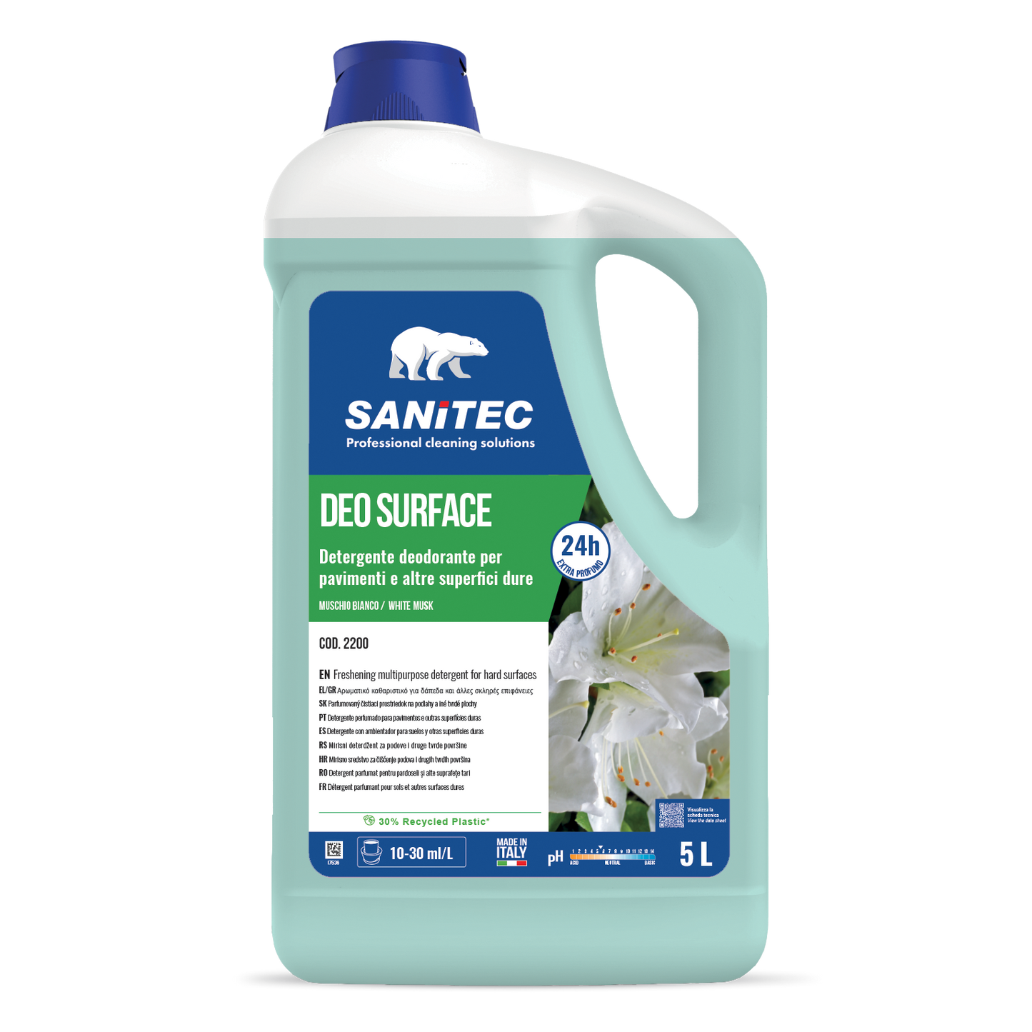 Detersivo per pavimenti Muschio Bianco 5kg