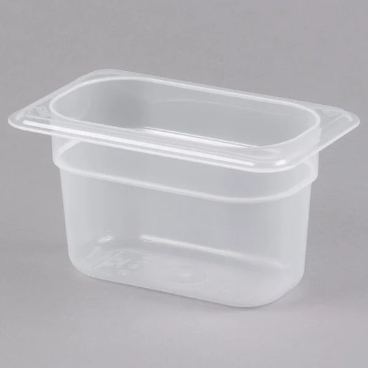GASTRONORM CONTAINERS, POLYETHYLENE MATERIAL, 1/9X4
