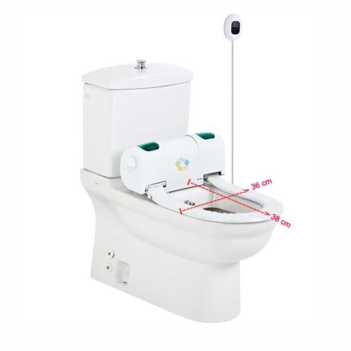 Wasserklosett mit Sensor
