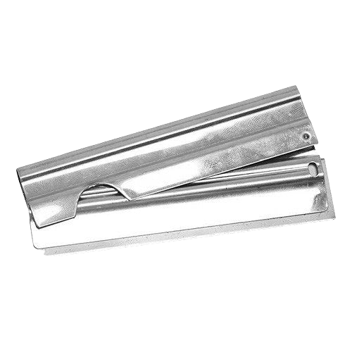 Edelstahl Glashalterung 10 cm
