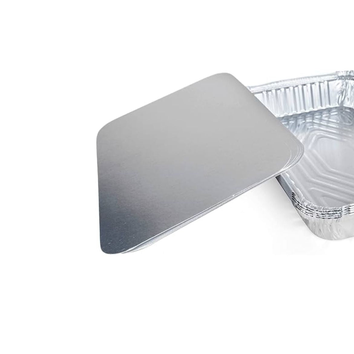 Deckel für Aluminiumbehälter R2G x 100 Stück