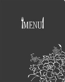 Menü A4 für Restaurant
