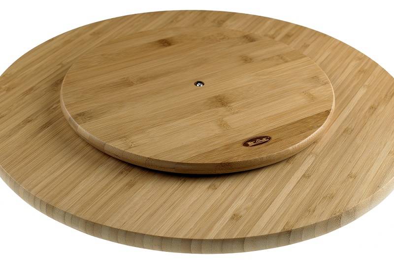 Drehbare Holzplatte 40cm