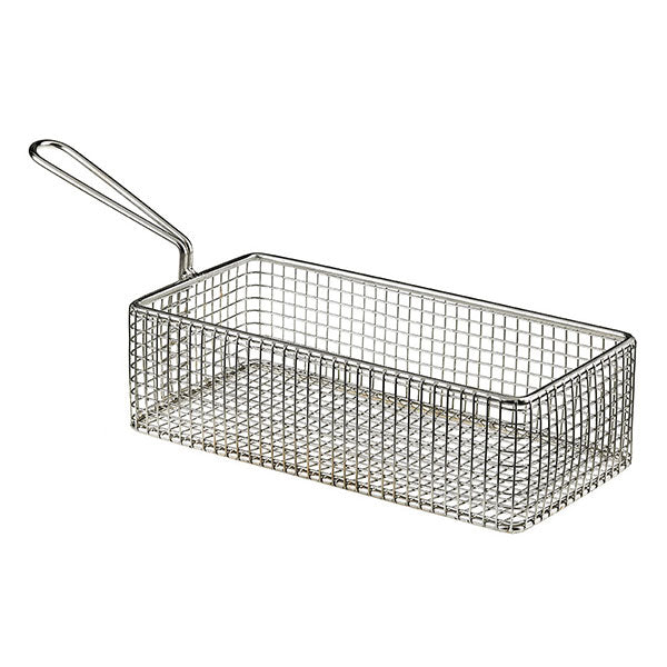 Cestello per frittura in acciaio inox 21x10x6cm