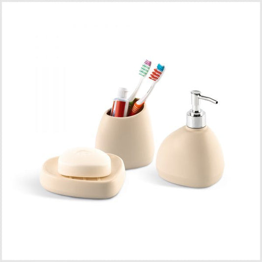 Soap Dispenser Set + soap dish + toothbrush holder
