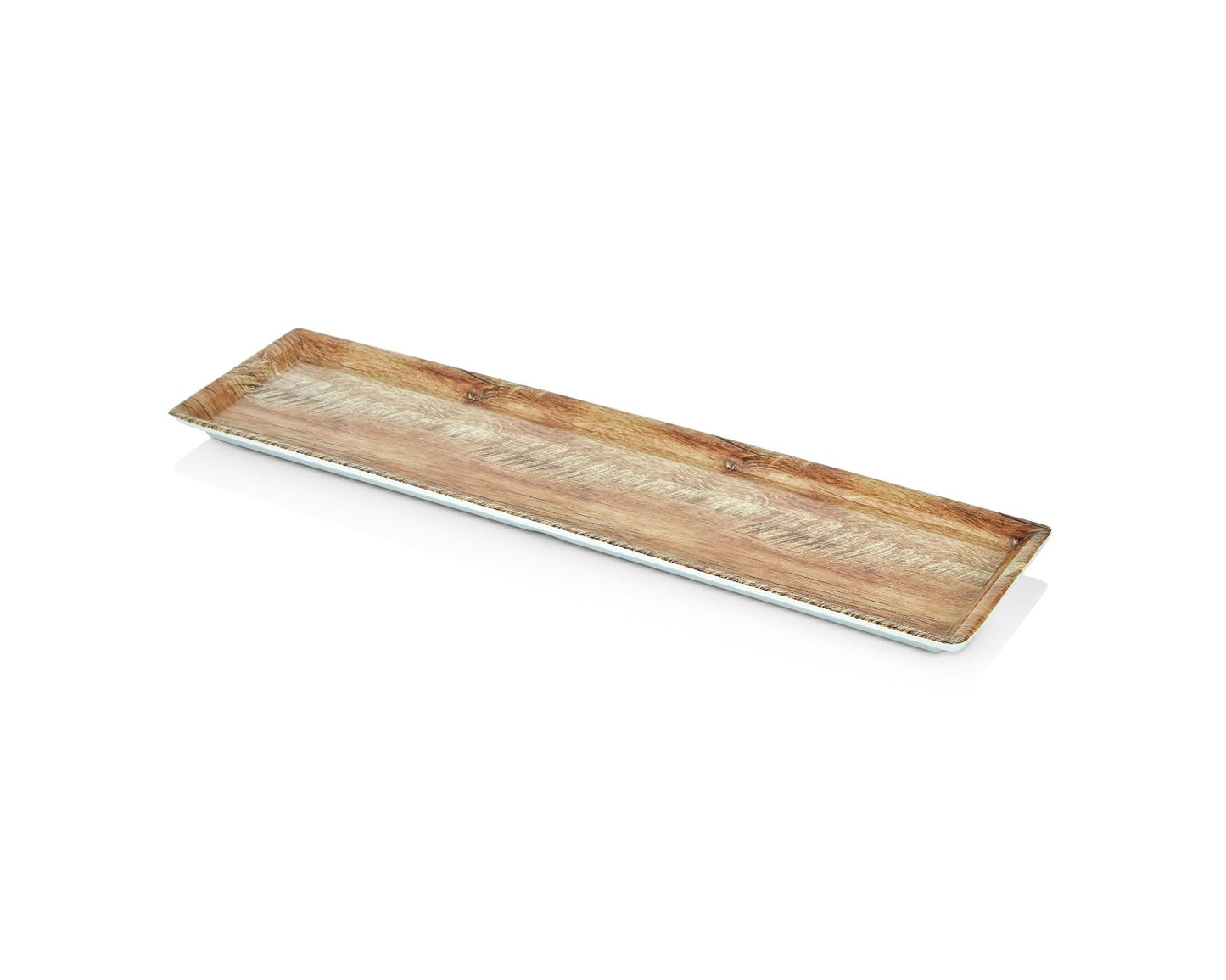 Pjatance rechteckig farbig Melamin 58x16cm H.2cm
