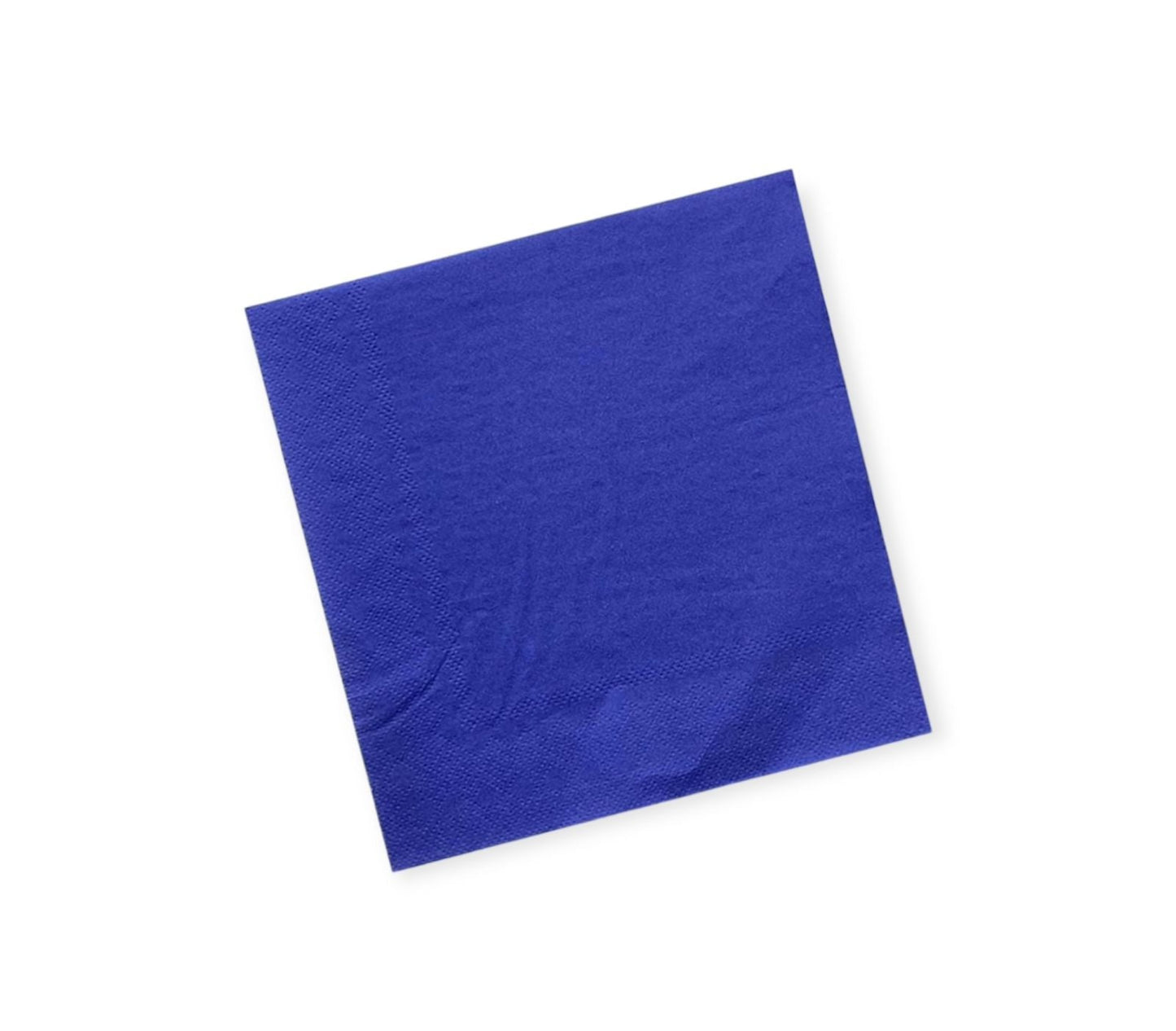 Blaues Papier x2 Lagen x 100 Stück airlaid