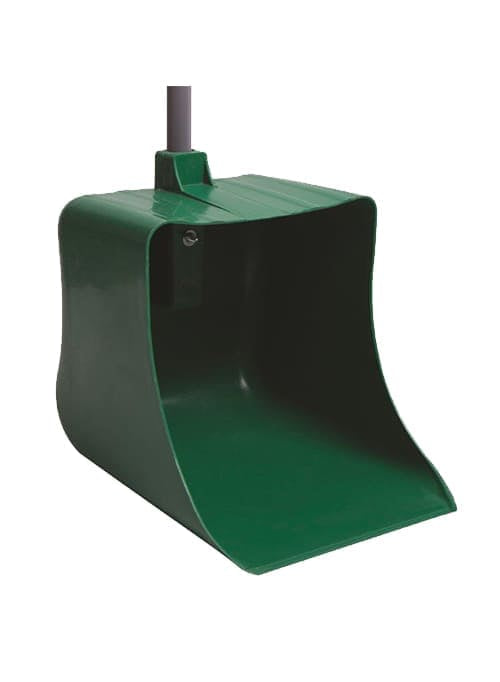 Grüner Wischmopp mit Metallgriff