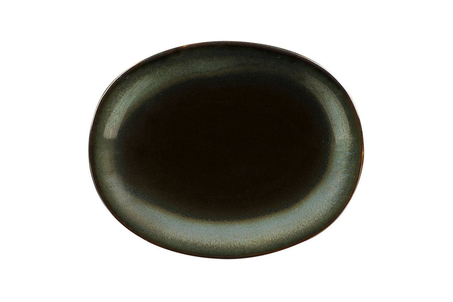 Ovaler Teller 12x10cm   PORCELANI