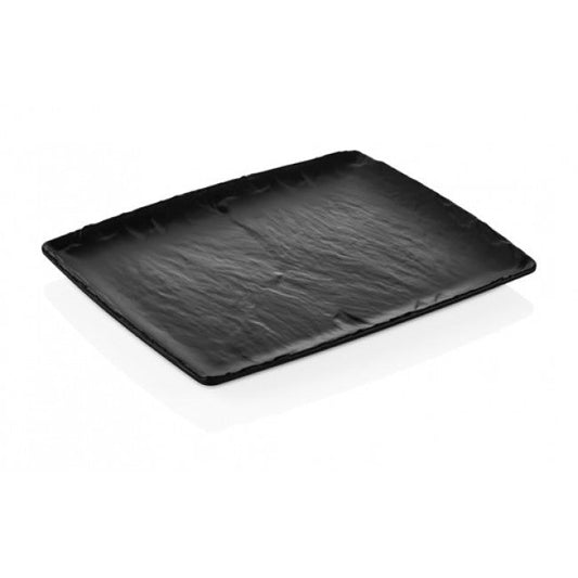 Schwarze Melaminplatte 32,5 x 26,5 cm