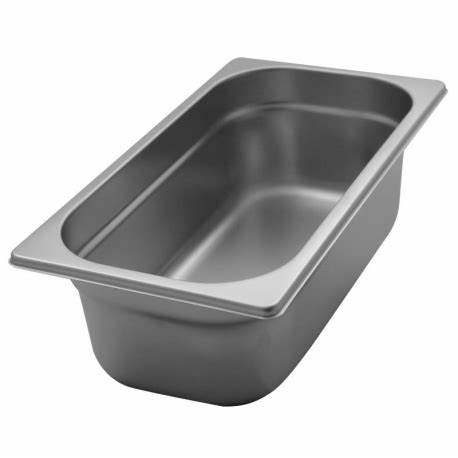 Vaschetta inox 1/3 100mm
