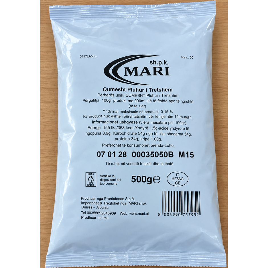 Qumesht pluhur 500 gr