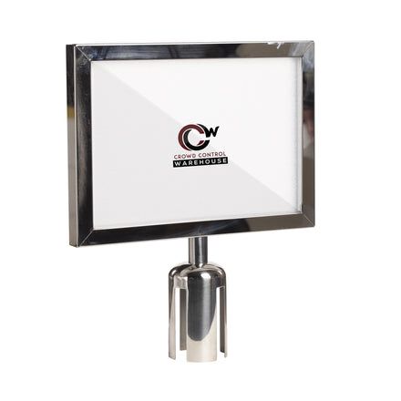 Stainless steel information board