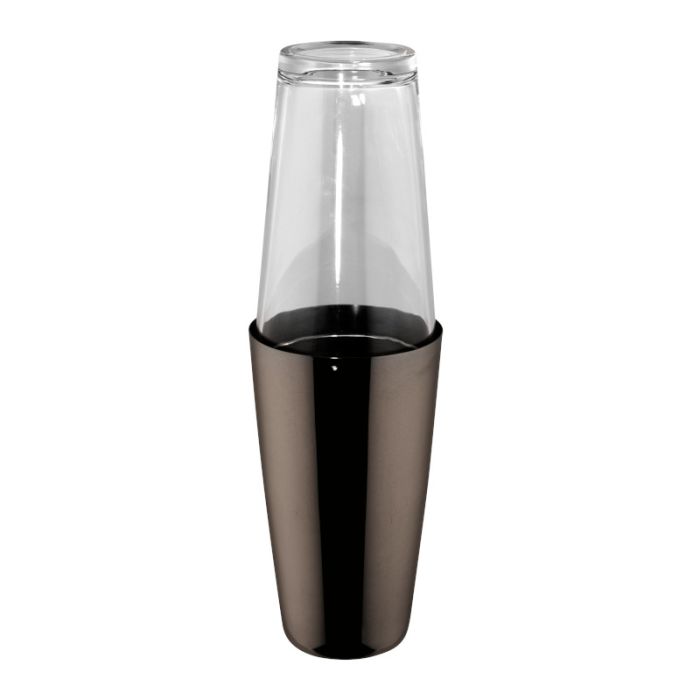 Shaker with glass