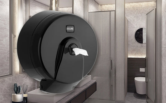 Dispenser carta igienica centrale nero