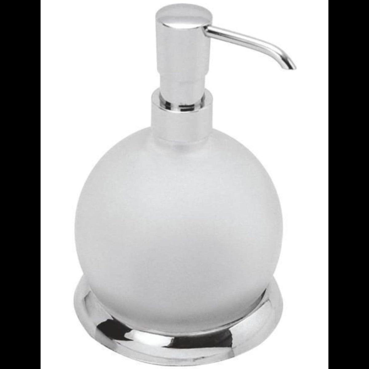 Apparecchio di vetro bianco opaco con sapone