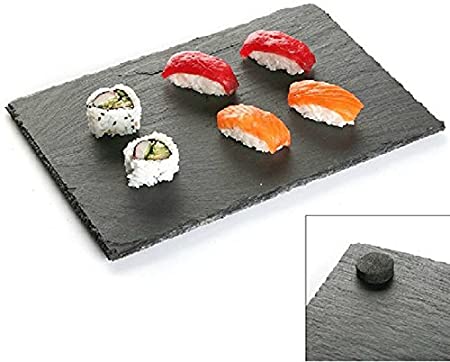 Piatto rettangolare in pietra olly ardesia 38x26cm